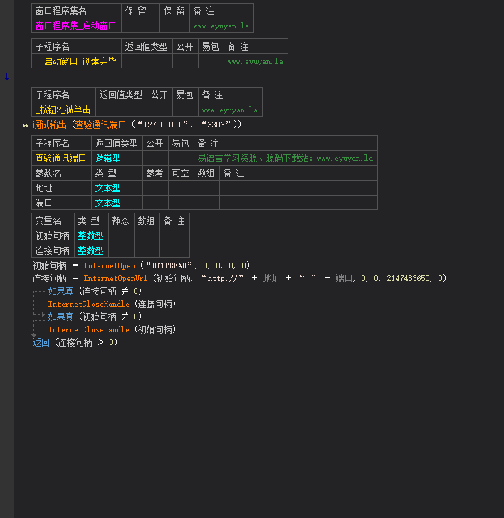 查验通讯端口