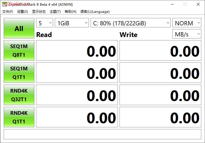 硬盘检测工具CrystalDiskInfo（8.12.7）&CrystalDiskMark（8.0.4） 图示