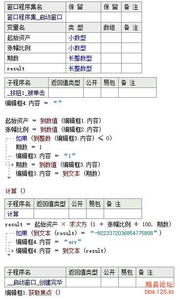 投资复利计算器