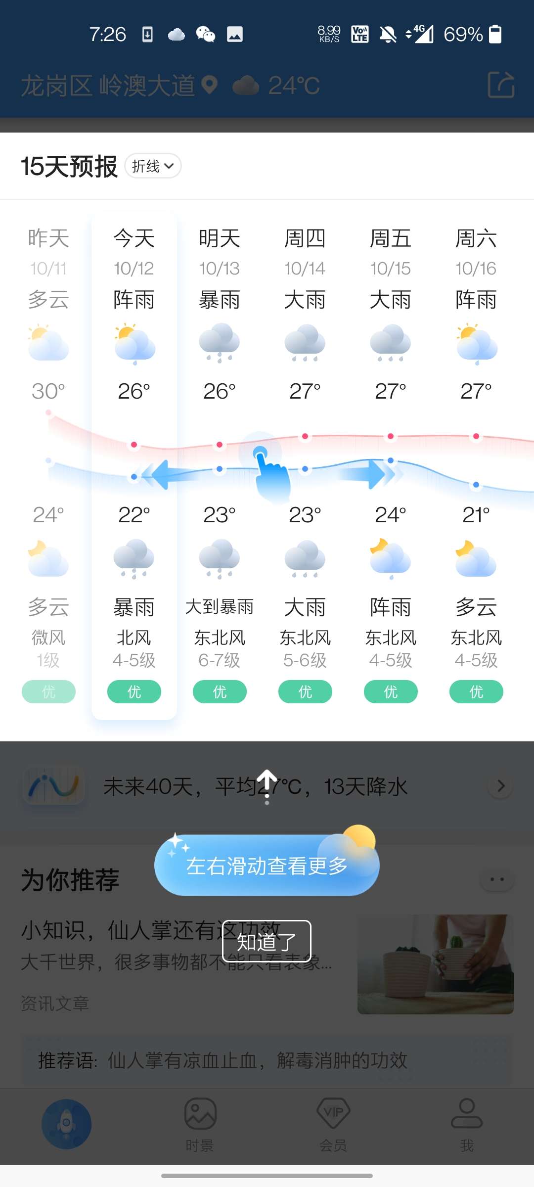 墨迹天气（解锁会员） 图示