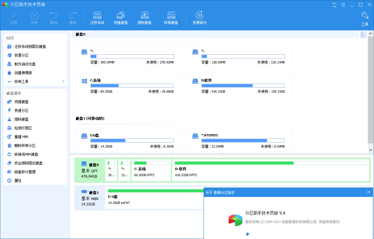 分区助手技术员v10.1.0特别版