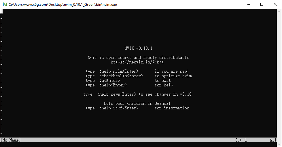 Neovim文本编辑器v0.10.1绿色版预览图01