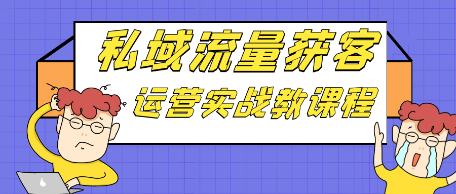 私域流量获客运营实战教课程预览图01