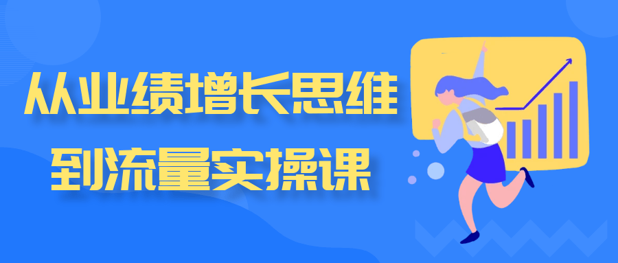 从业绩增长思维到流量实操课预览图01