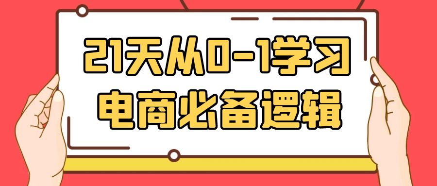 21天从0-1学习电商必备逻辑预览图01